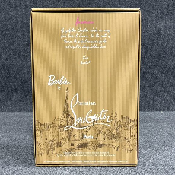 Barbie Collector Christian Louboutin Anemone Doll R4487 Mattel Gift Set New Box - Picture 3 of 11
